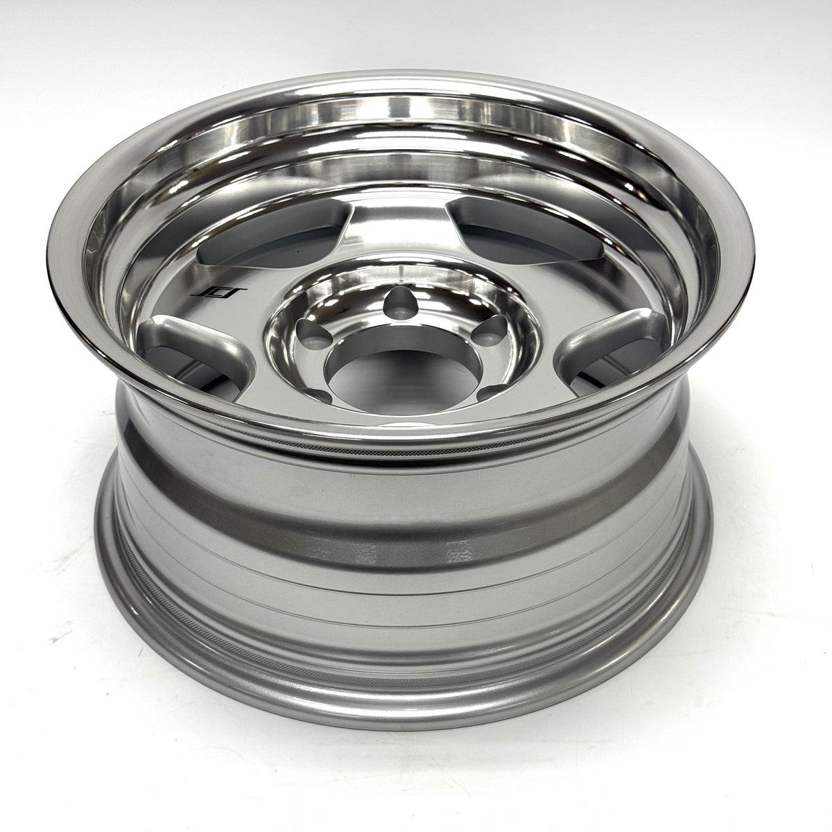 Stealth Custom Series F5 16x8 Polished W/SILVER WINDOWS -25 OFFSET