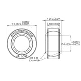 PRO BEARING - .625 Spherical Bearing REPLACEMENT KIT- B1058 PB KIT TNA  (PEG)