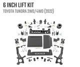 ROUGH COUNTRY 6 Inch Lift Kit | 2022 - 2023 TOYOTA TUNDRA 4WD PT# 71200 (HP3-2)
