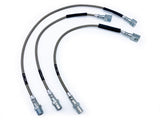Pro Comp Brake Hose Kit  1980 to 1995 Toyota Pickup and 4Runner 4WD Stainless Steel, Lifted Height 3''-6'' - PT# EXP7210 (A2)