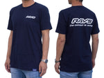 RAYS ''CONCEPT IS RACING" T-SHIRT NAVY BLUE