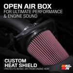 K&N Cold Air Intake System - High-flow Air Filter, Roto-mold Tube - 2024 TOYOTA TACOMA L4-2.4L TURBO 63-9043