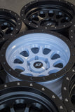 Stealth Custom Series RAY10 17X8.5 -10 LIGHT GRAY set of 4
