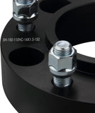 1.5" HUB CENTRIC WHEEL SPACERS PAIR BLACK 5X150- PT# 1.5HC07TUNBK2 (D4)