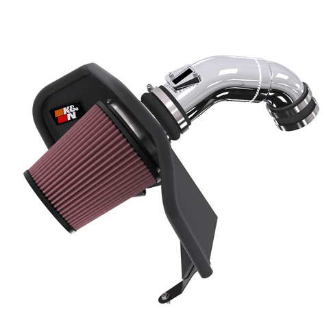 K&N Cold Air Intake System - High-flow Air Filter, Aluminum Tube - TOYOTA TACOMA L4-2.4L TURBO 77-9043KP