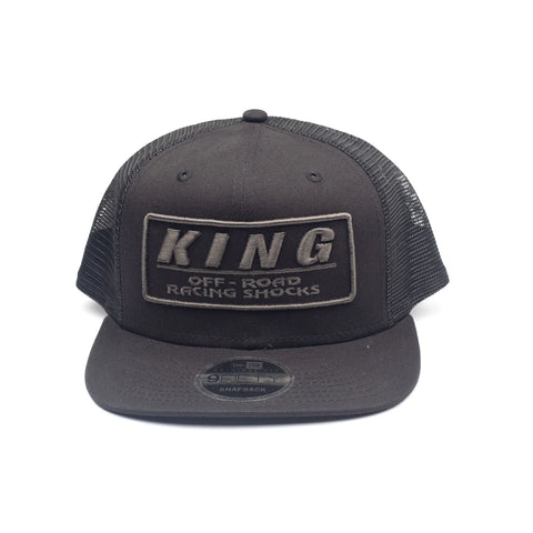 KING SHOCKS TRUCKER BLACK HAT W/DK GREY LOGO- PT# APP-TH012