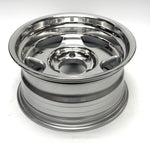 Stealth Custom Series F5 17X9 Polished W/SILVER WINDOWS -38 OFFSET set of 4