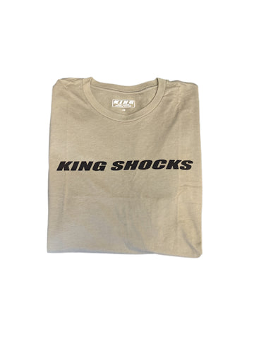 KING SHOCKS Olive Tee w/Black wording