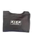 KING SHOCKS Black Tee w/Silver Wording