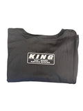 KING SHOCKS Black Tee w/Silver Wording