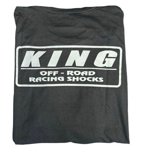 KING SHOCKS BLACK TEE W/GREY LOGO