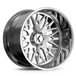 KG1 Forged KF039 TRIDENT FLAT FACE 22X16 6X5.5 Polished set of 4