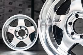 Stealth Custom Series F5 17X8.5 Polished W/BLACK WINDOWS set of 4