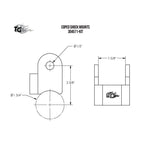 TRAIL-GEAR Coped Shock Mounts (pair) 304571-KIT