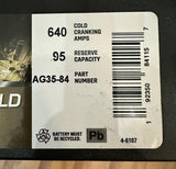 DIEHARD BATTERY AG35-84