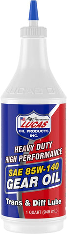 Lucas Oil 10042 Heavy Duty High Performance SAE 85W-140 Gear Oil - 1 Quart