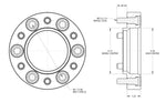 Spidertrax Offroad 1.25" Thick Wheel Spacers (Blue) - SPIWHS007