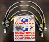 Goodridge 05-22 Toyota Tacoma 4wd/2wd Brake Line Set 2'' OVER STOCK