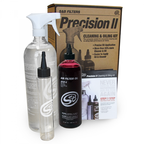 S&B FILTERS PRECISION II: CLEANING & OIL KIT (RED OIL) 88-0008